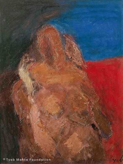 **Figure**, 1962, 102×96 cm, oil on canvas